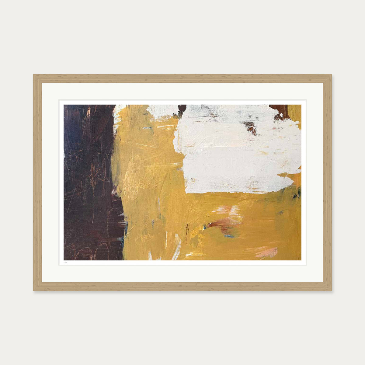 Solace Limited Edition Print — 50 x 70 cm — Oak Frame