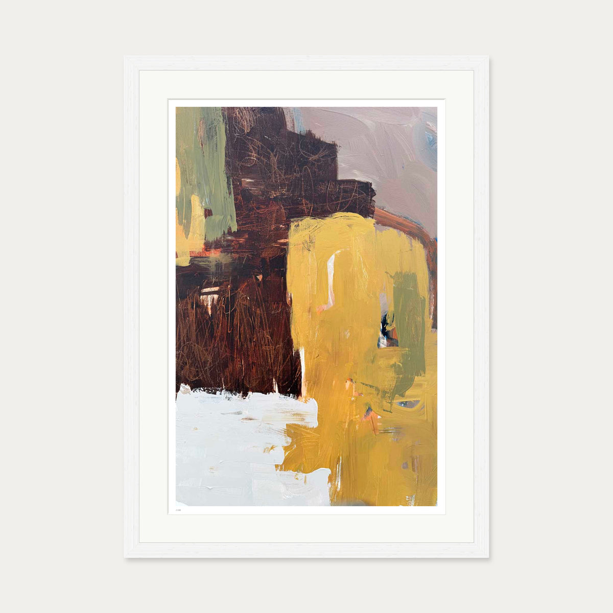 Solace VII Limited Edition Print — 50 x 70 cm — White Frame