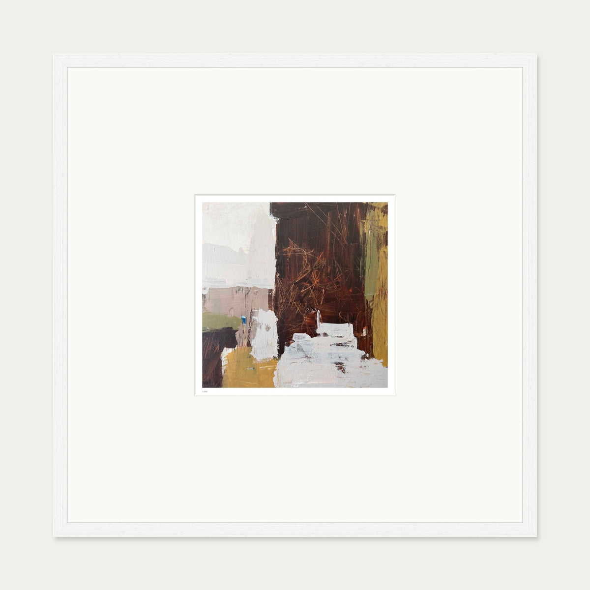 Solace VIII Limited Edition Print — 70 x 70 cm — White Frame