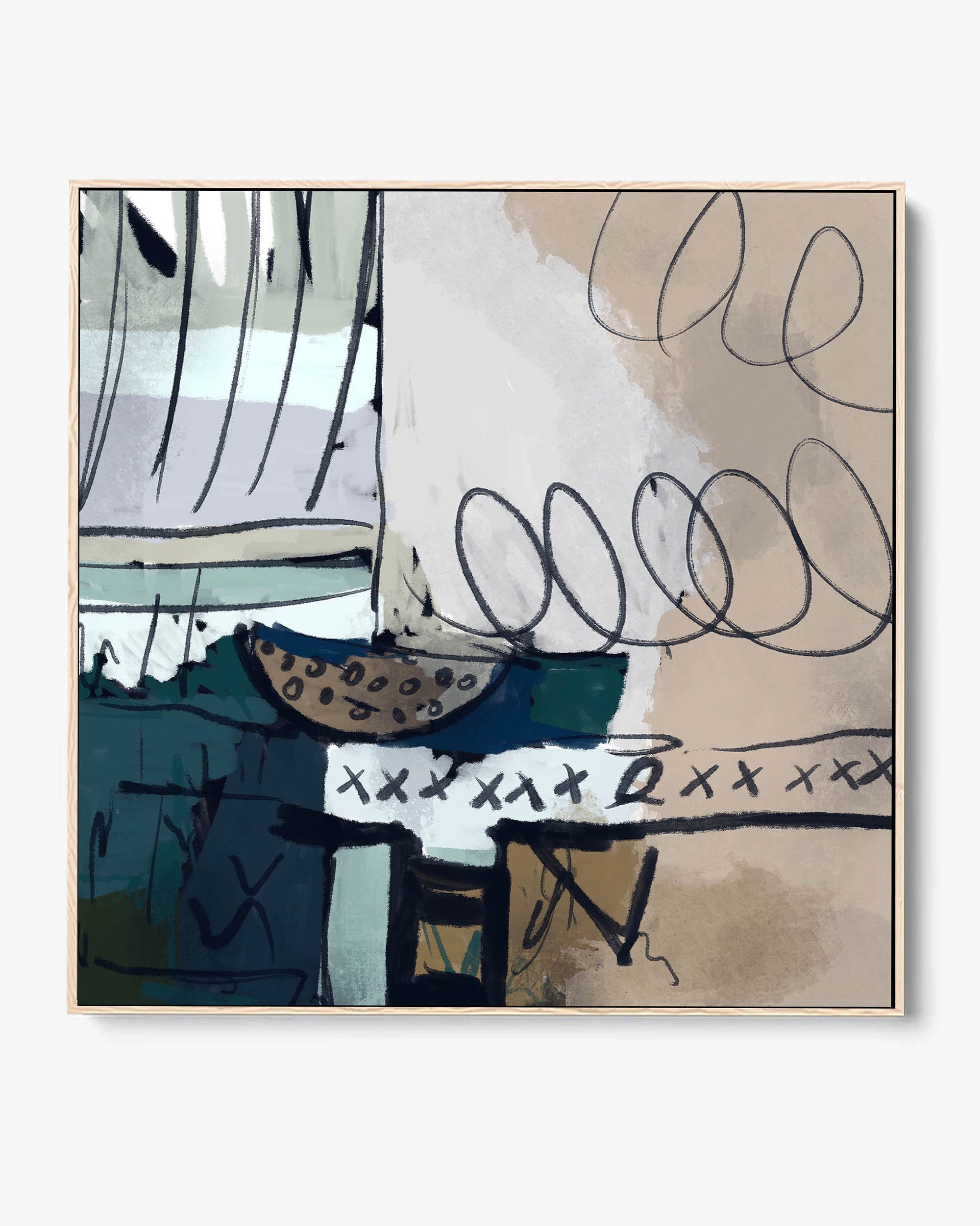 Umber Canvas Art Set Of 2