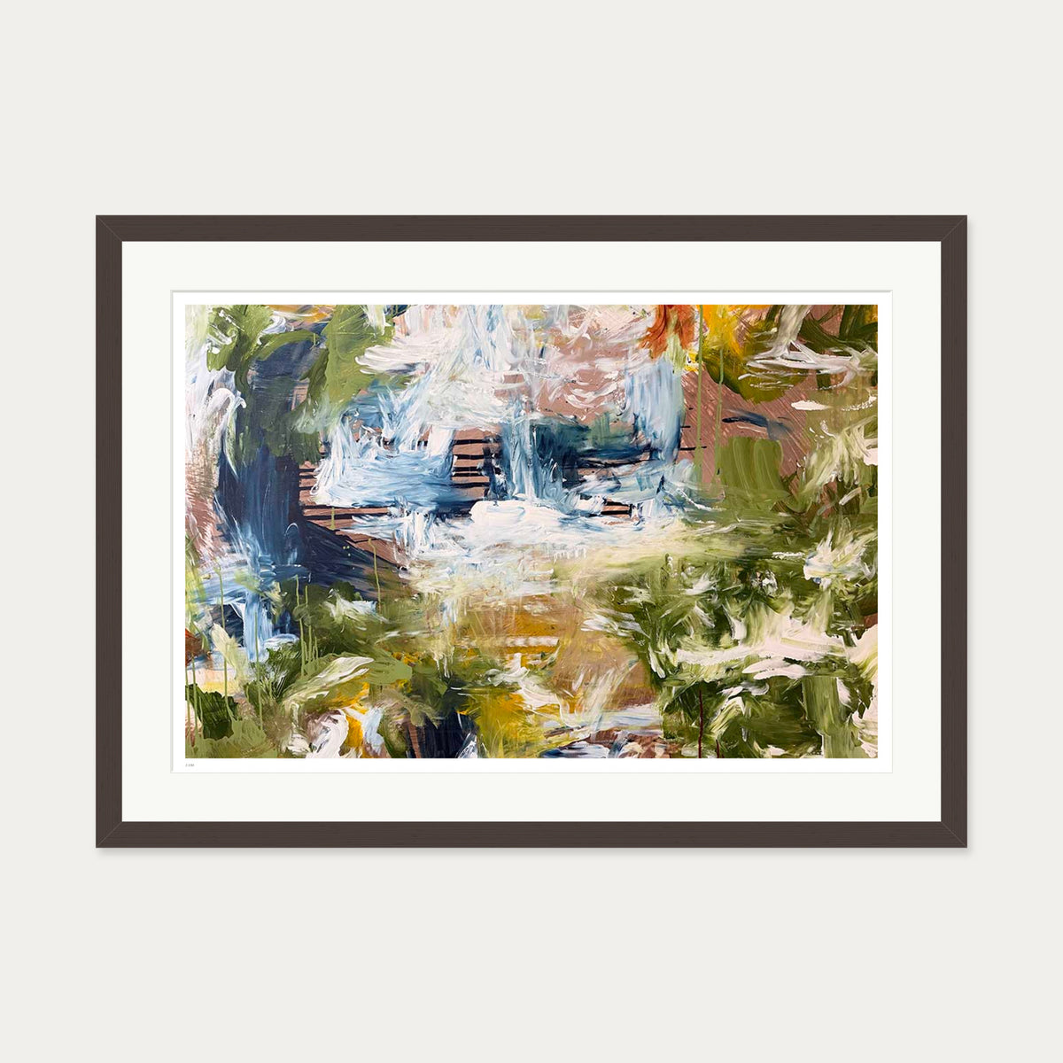 Stillness Limited Edition Print — 50 x 70 cm — Brown Frame