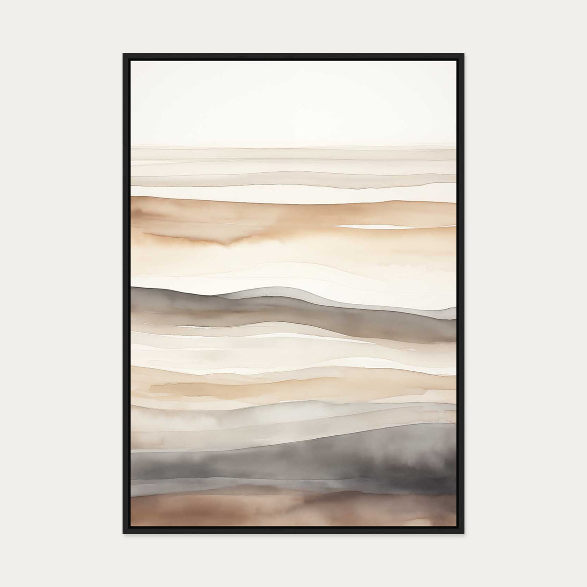 Strata Canvas Art — 70 x 100 cm — Black Frame