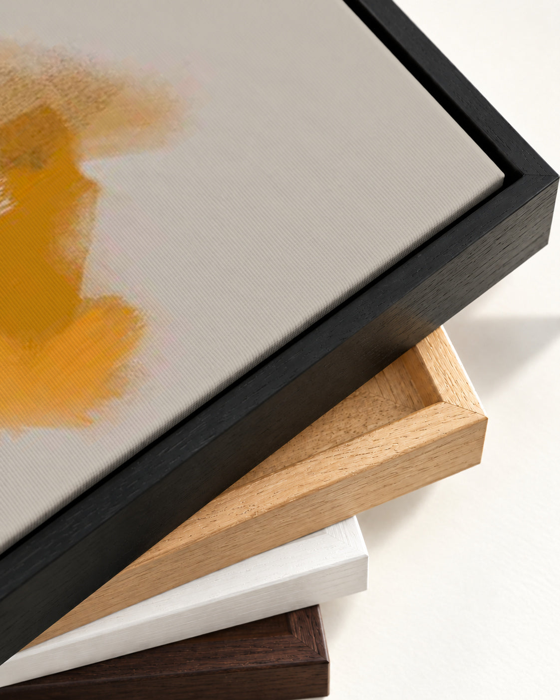 Sundance Canvas Art — framed canvas corner and wrapped canvas detail
