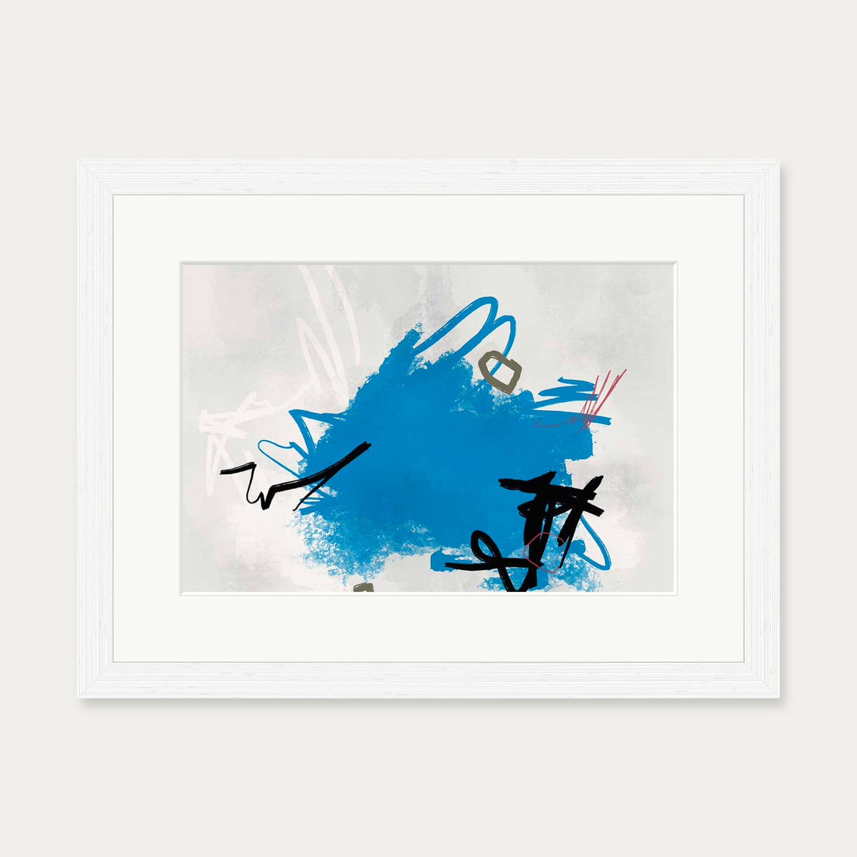 Symphonic Expressions Art Print — 30 x 40 cm — White Frame
