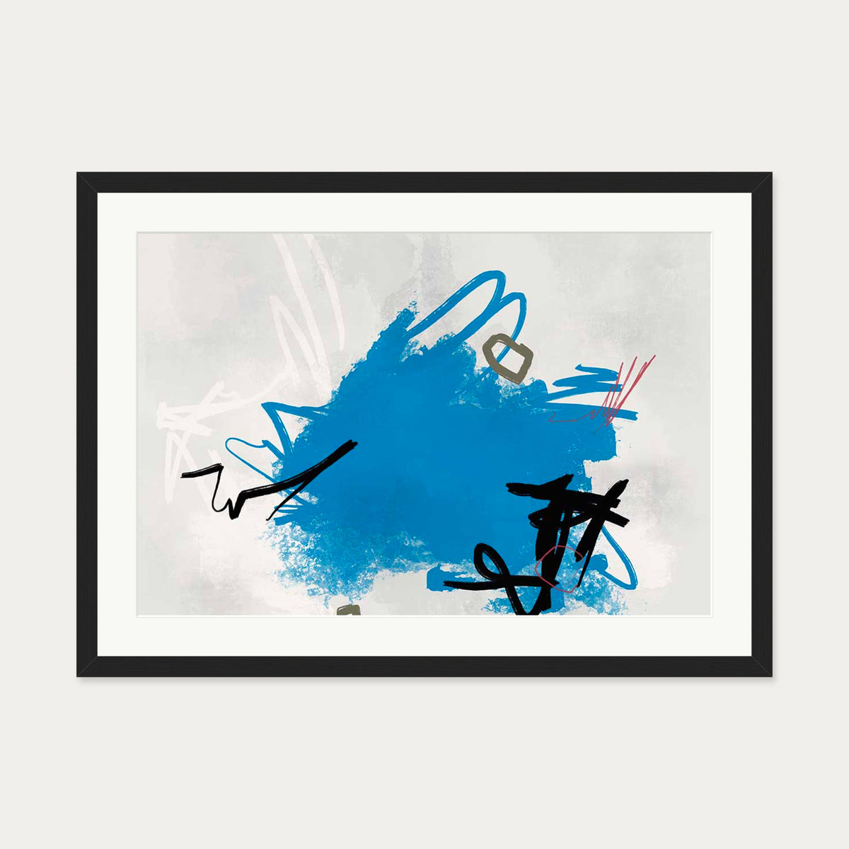 Symphonic Expressions Art Print — 50 x 70 cm — Black Frame