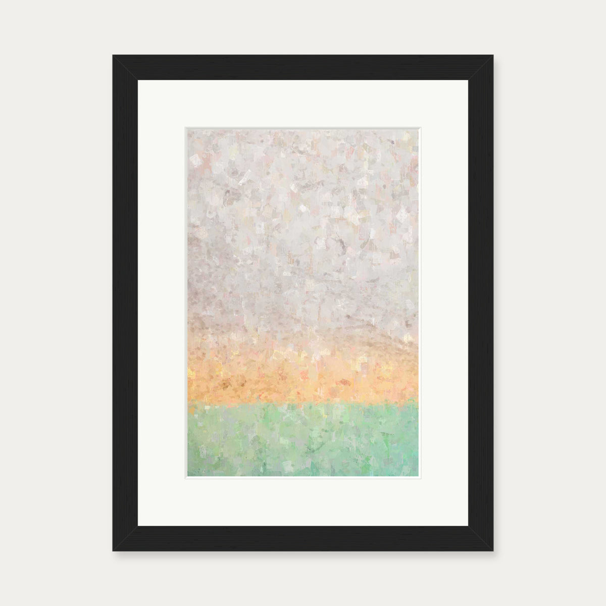 Tequila Sunrise Art Print — 30 x 40 cm — Black Frame