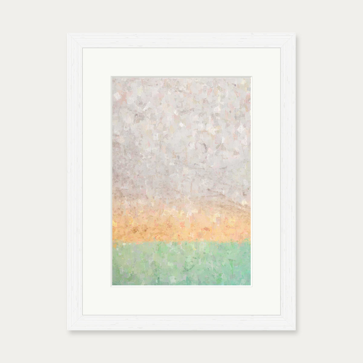 Tequila Sunrise Art Print — 30 x 40 cm — White Frame