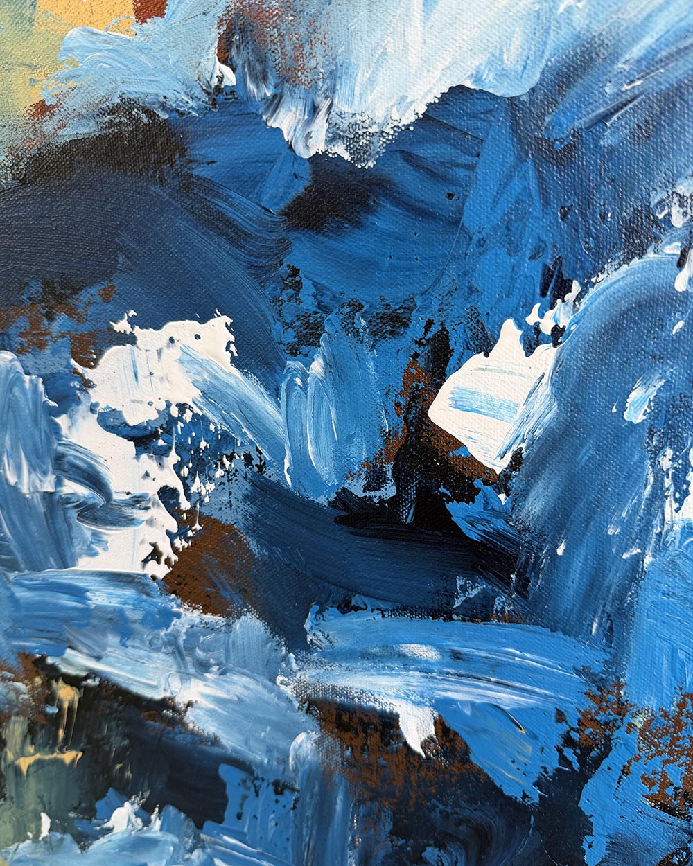 Whispering Waters II | Original Painting | 100x100cm