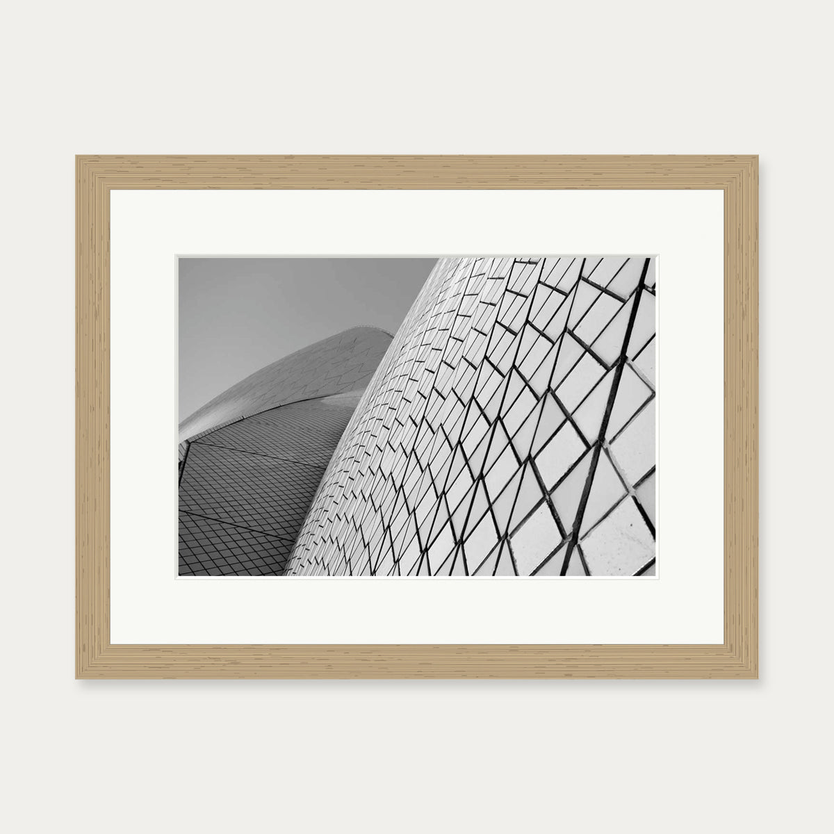 The Dome Wall Art Print — 30 x 40 cm — Oak Frame