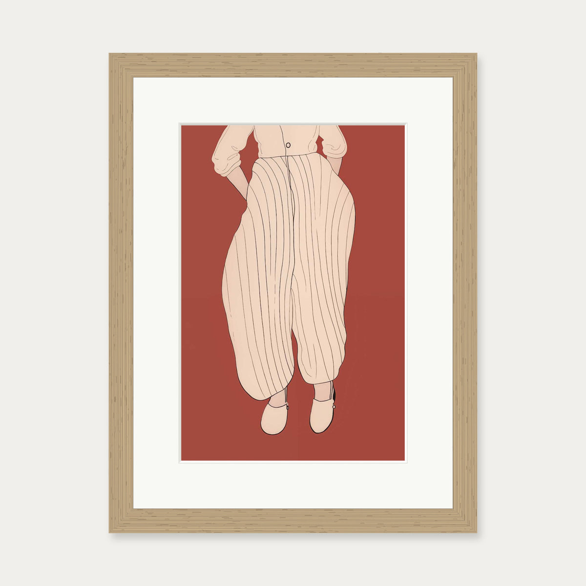 The Dream Art Print — 30 x 40 cm — Oak Frame