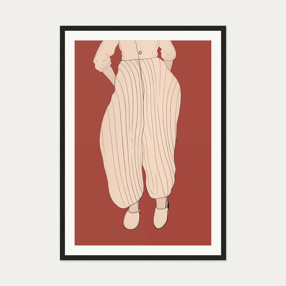 The Dream Art Print — 70 x 100 cm — Black Frame