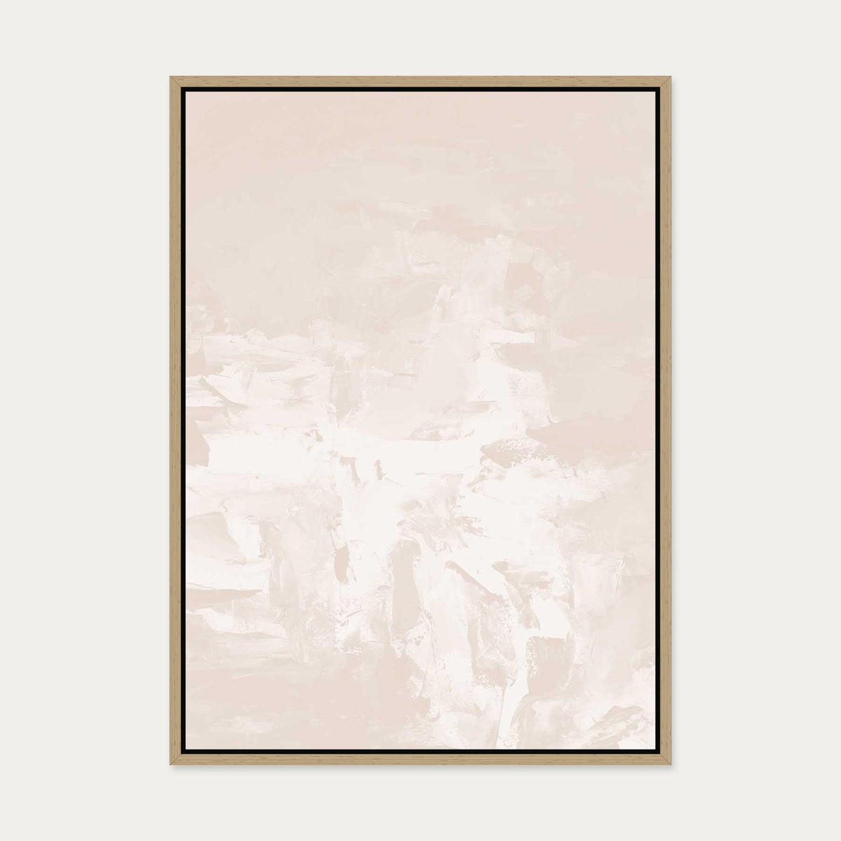 The Muse Canvas Art — 50 x 70 cm — Oak Frame