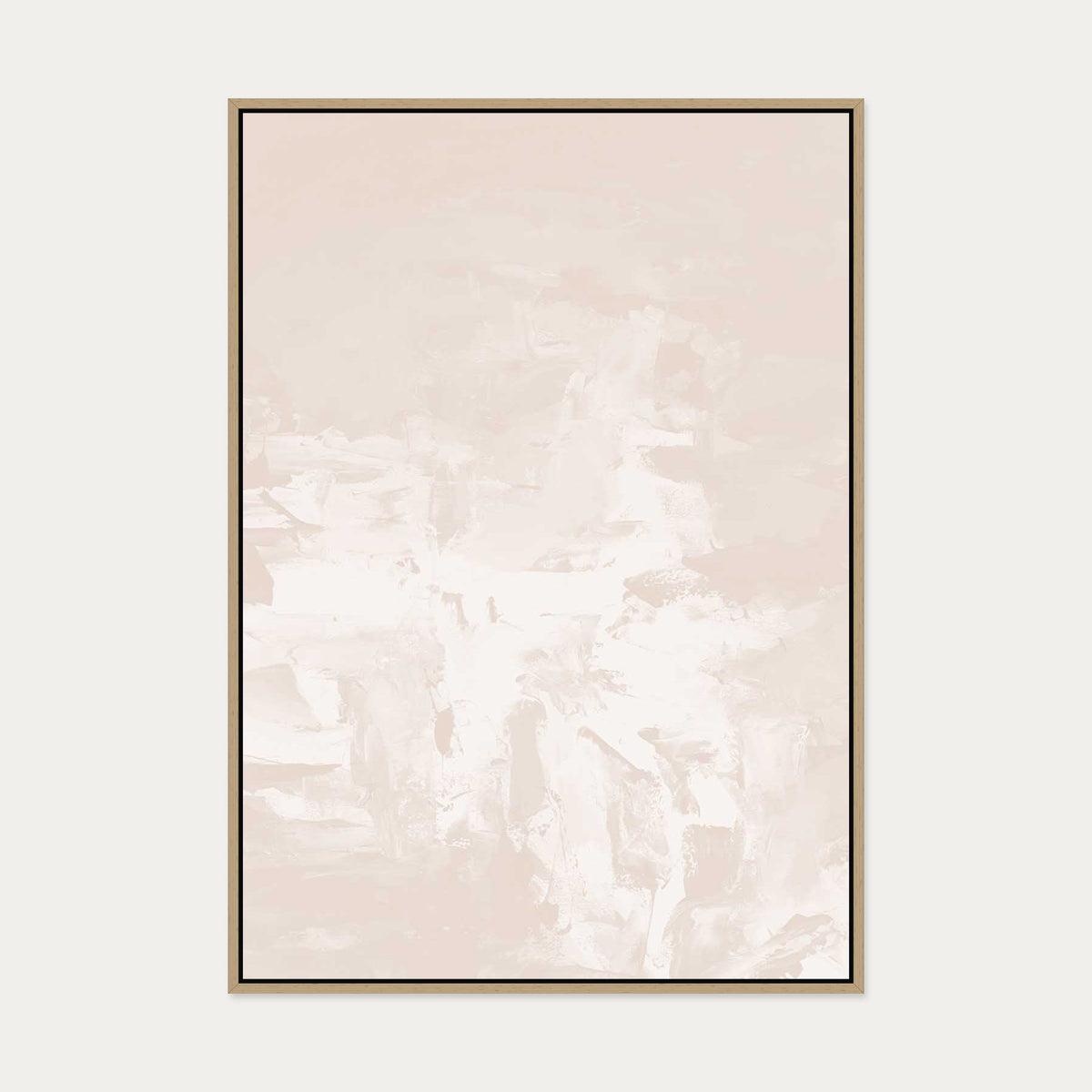 The Muse Canvas Art — 70 x 100 cm — Oak Frame