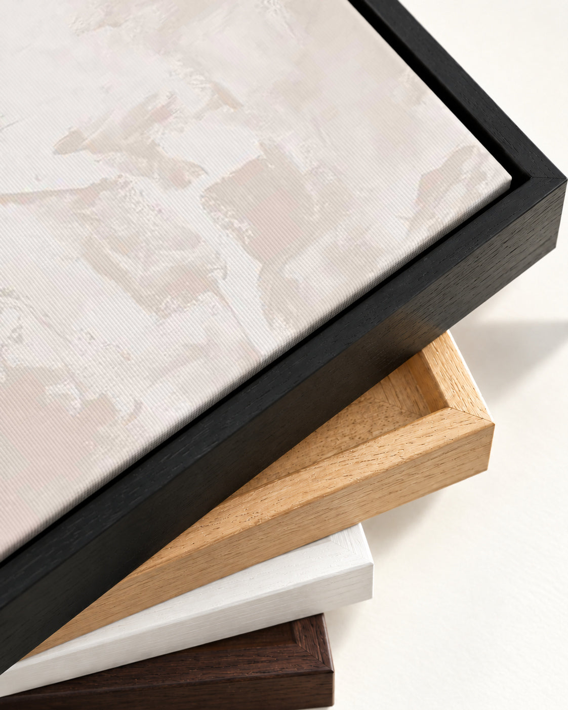 The Muse Canvas Art — framed canvas corner and wrapped canvas detail