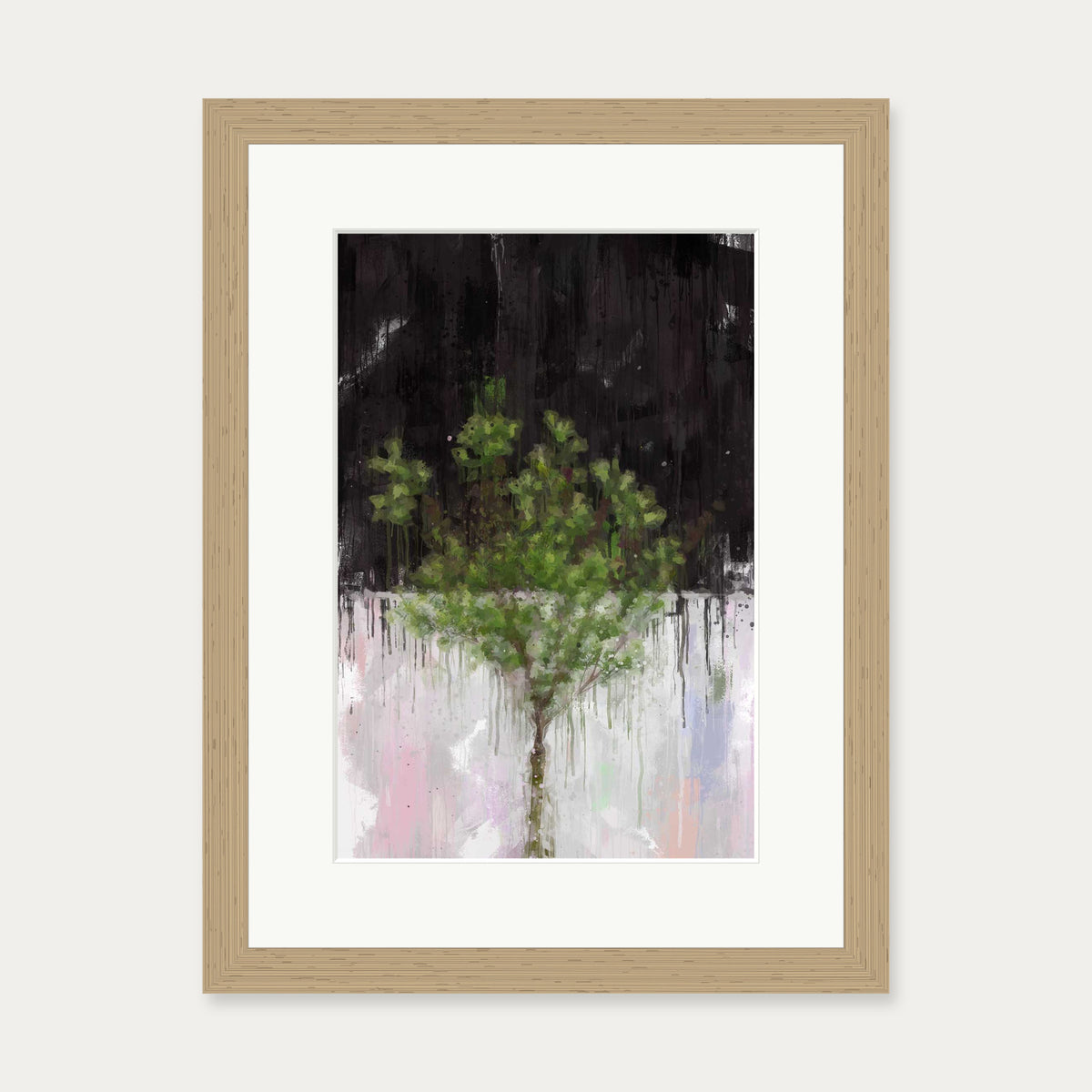 The Tree Of Life Art Print — 30 x 40 cm — Oak Frame