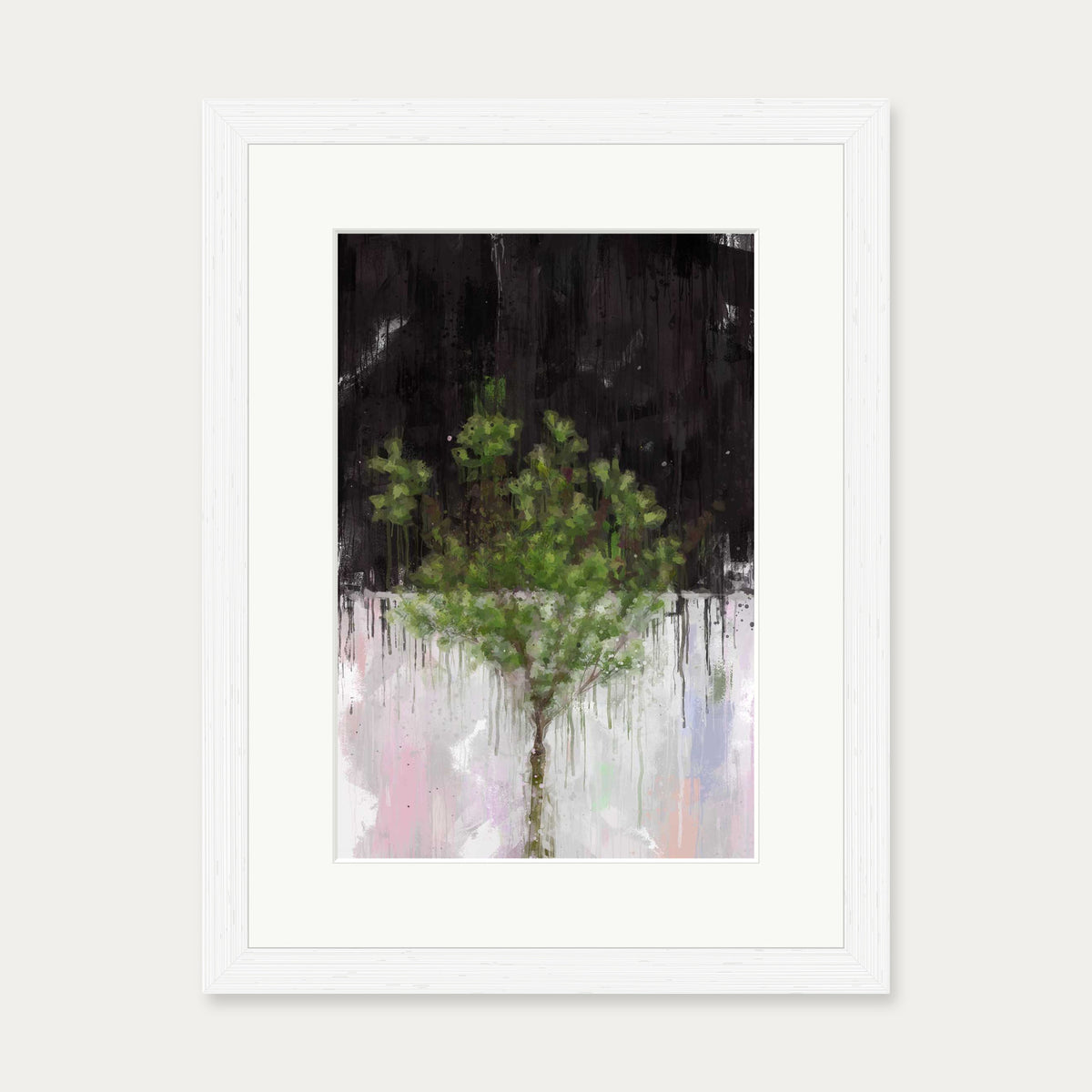 The Tree Of Life Art Print — 30 x 40 cm — White Frame