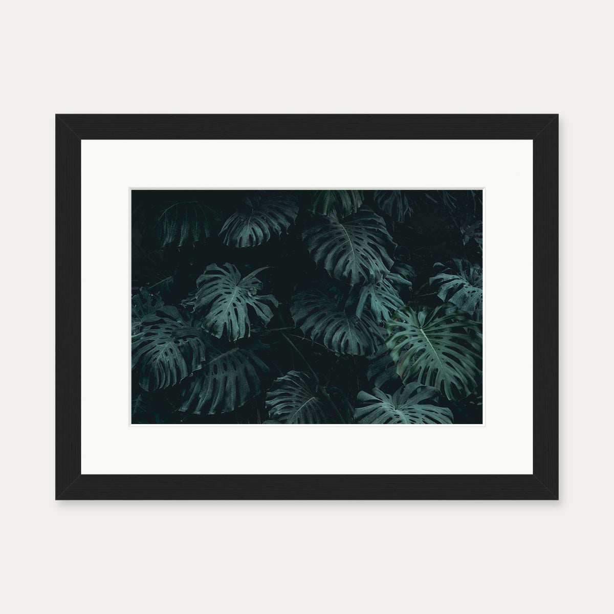 Tropical Forest III Wall Art Print — 30 x 40 cm — Black Frame
