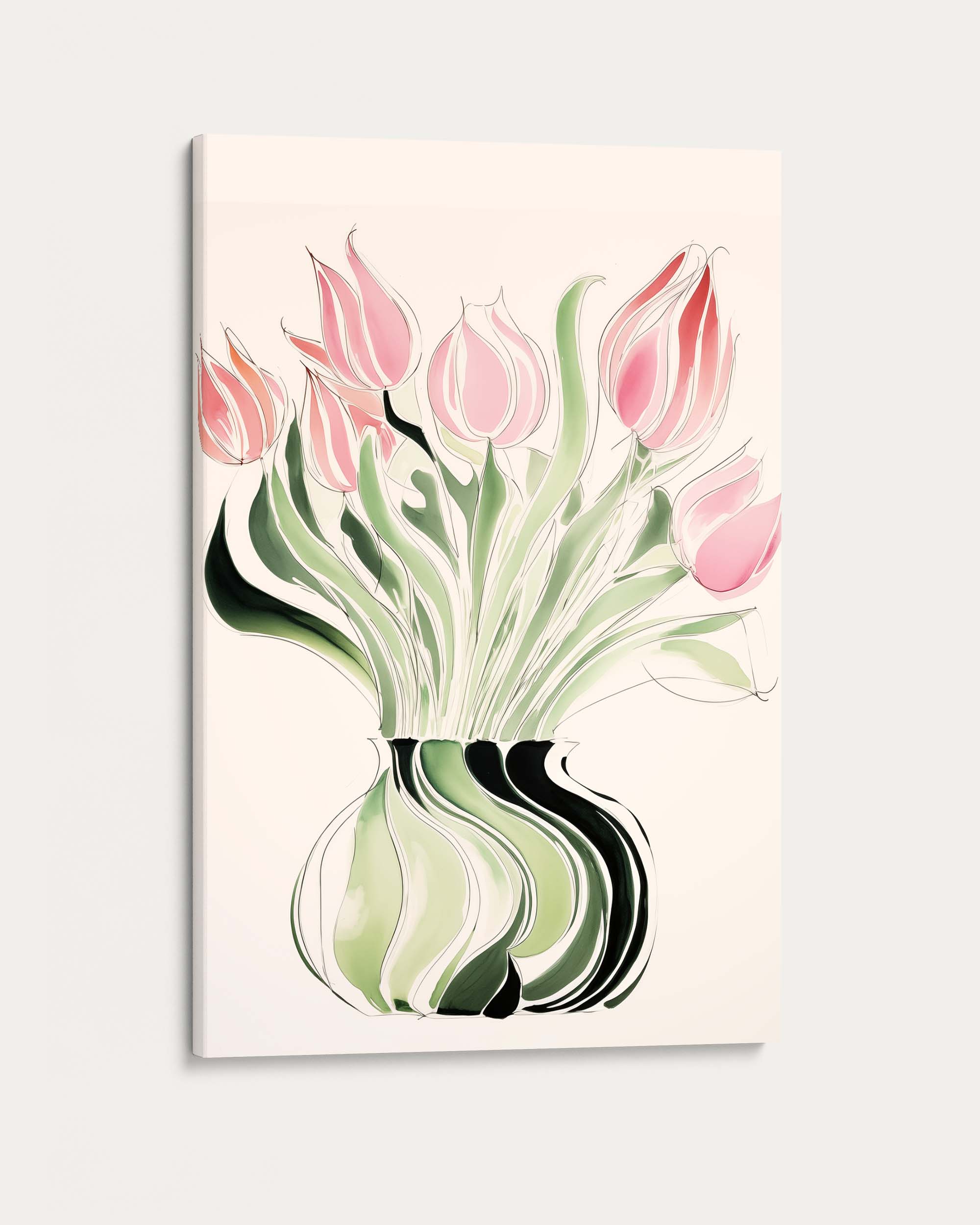 Pink Flowers Art Print