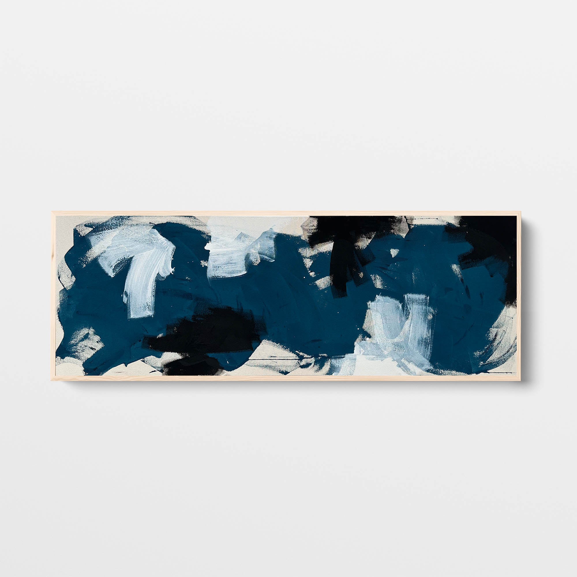 Under The Naked Skies - Original Painting-Abstract House