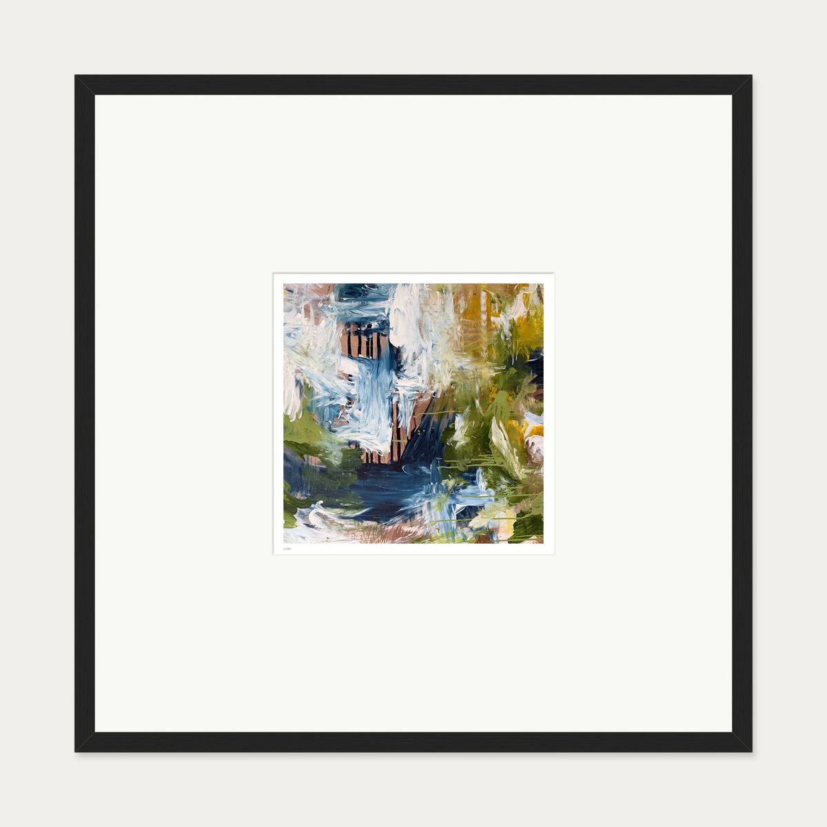 Unfolding Limited Edition Print — 70 x 70 cm — Black Frame