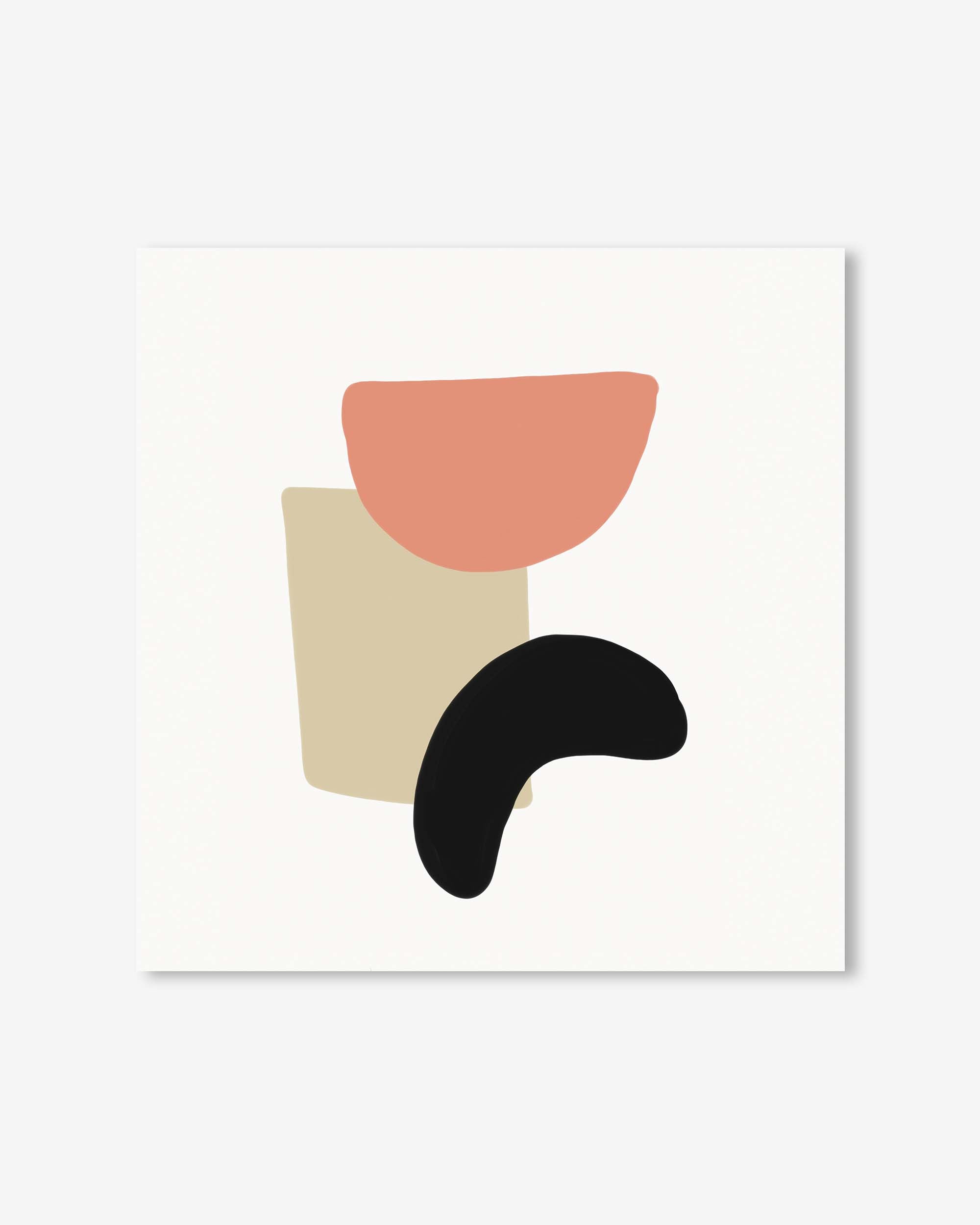 Abstract Bean Art Print