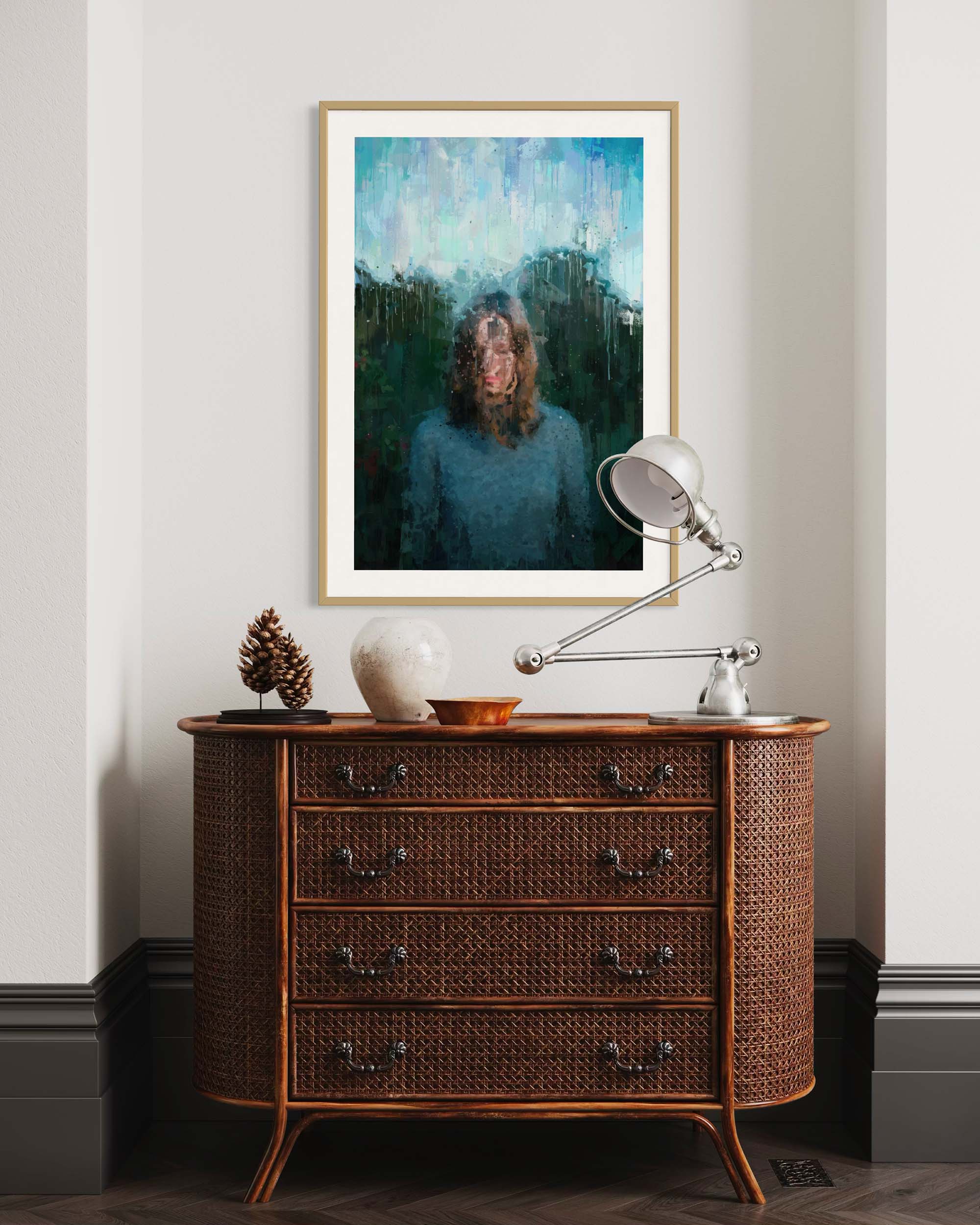 Portrait Of A Girl Art Print