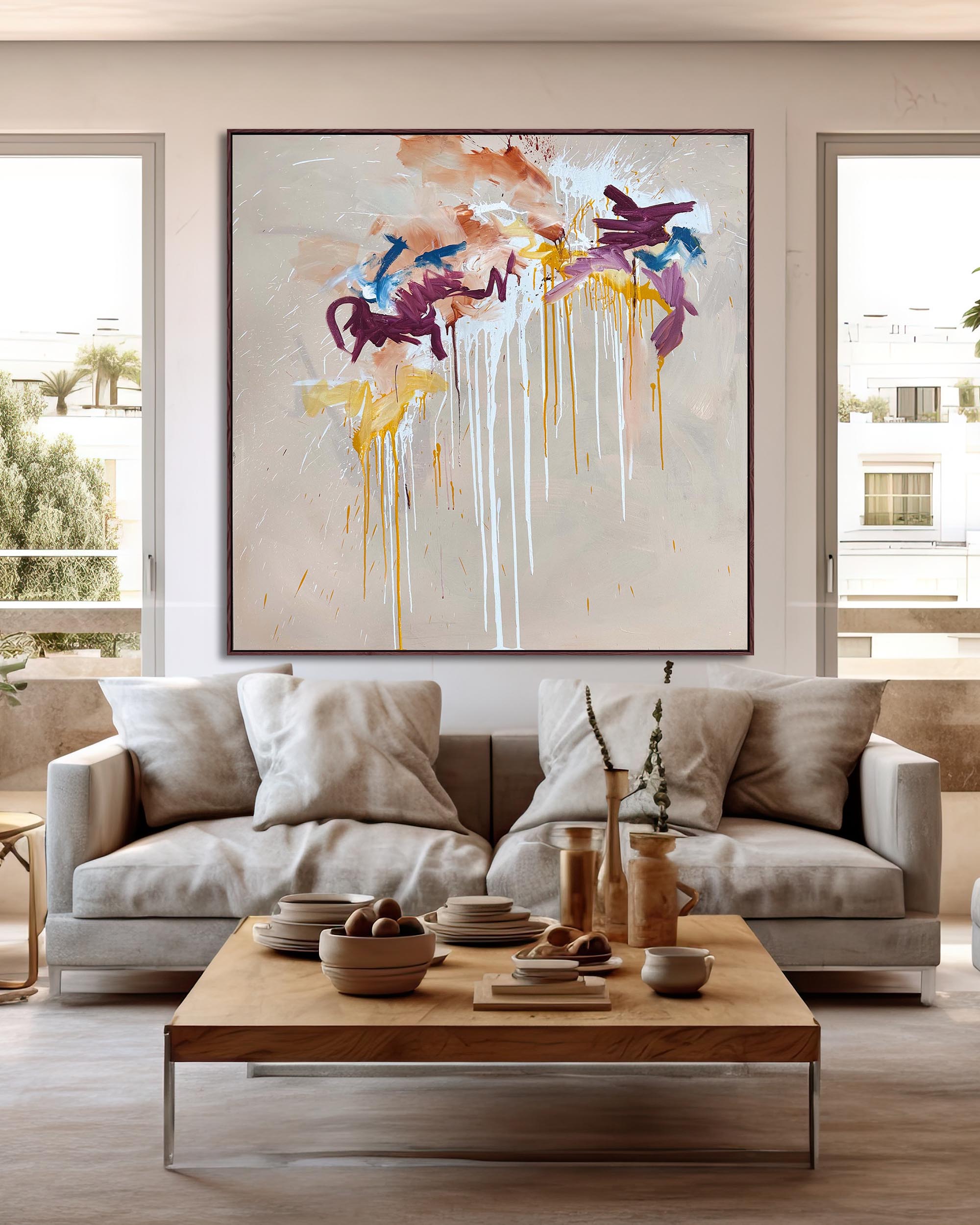 A Guide Through The Unknown | Original Painting | 150x150cm