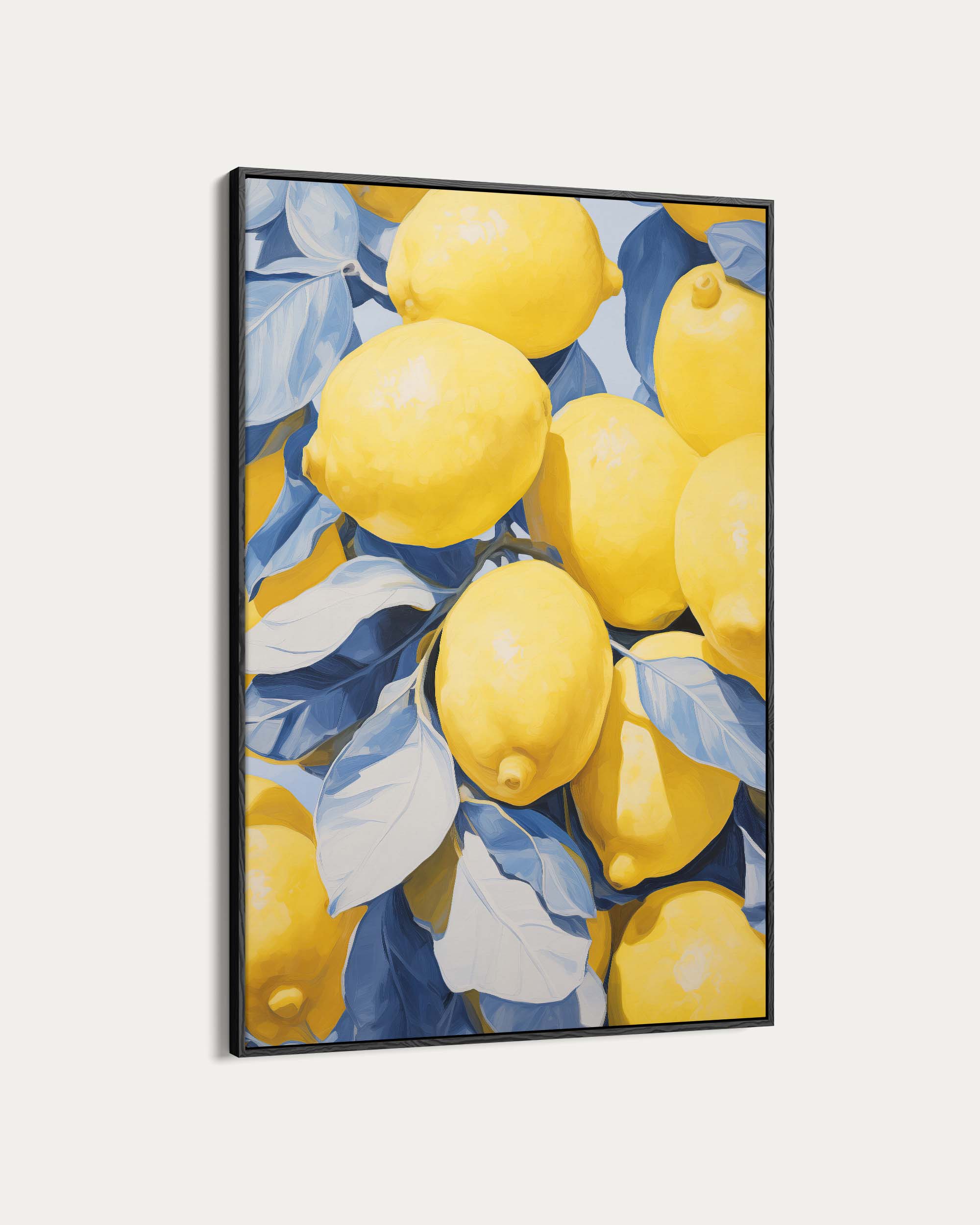 Pure Yellow Wall Art Print