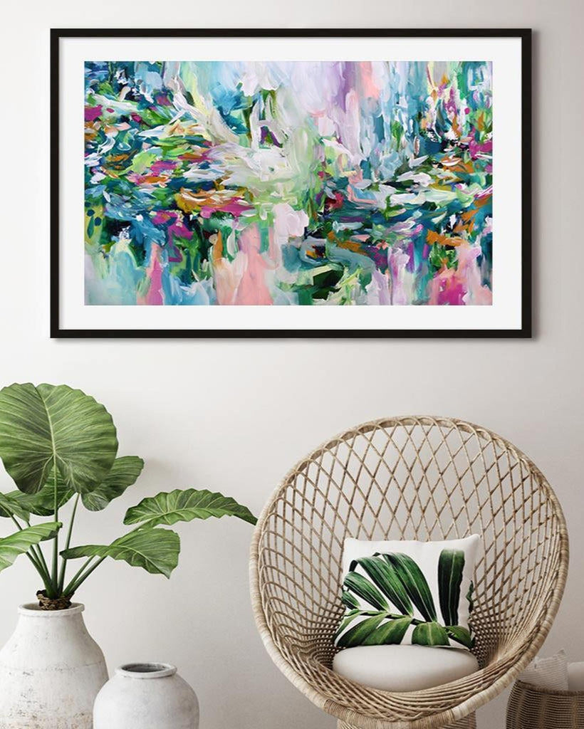 Abstract 149 Framed Art-framed-Wall Art Print-Abstract House