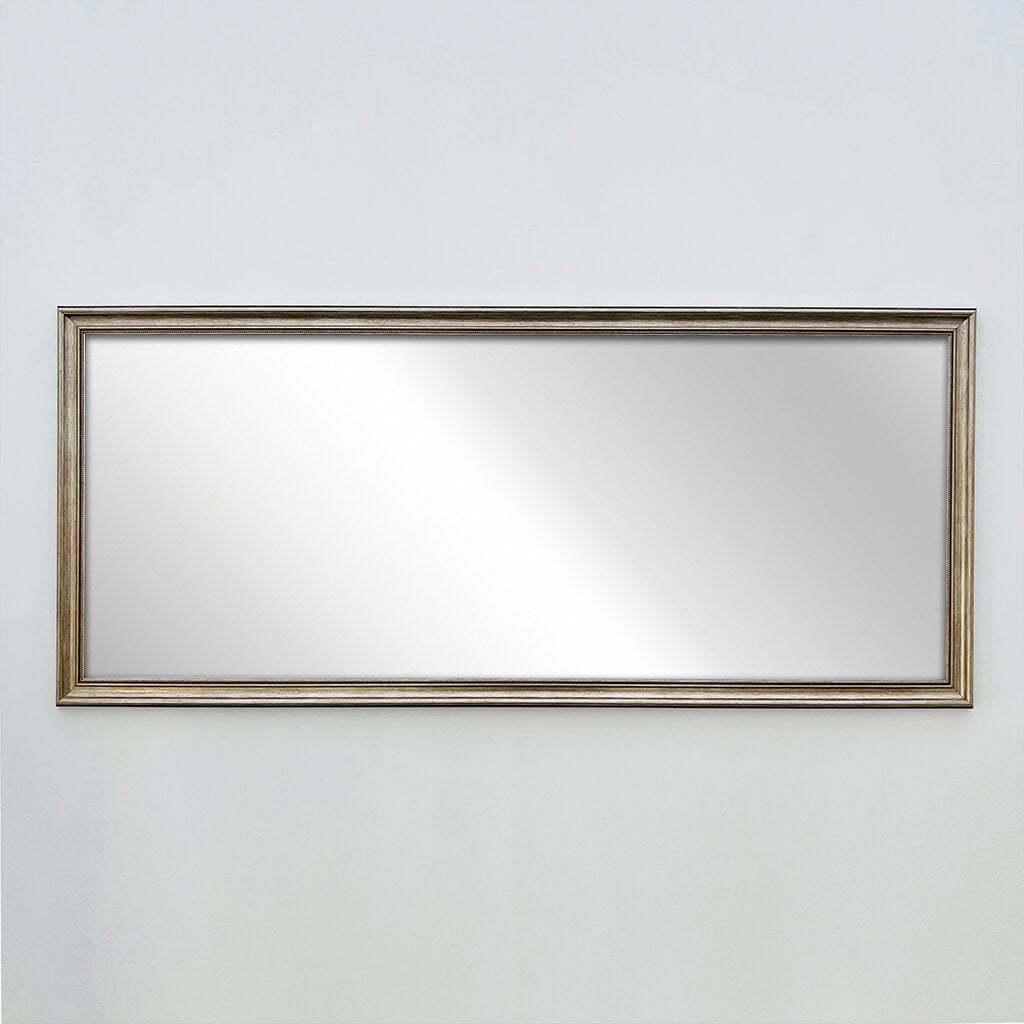 Wall Mirror 150 x 60cm Distressed Gold-framed-Mirrors-Abstract House