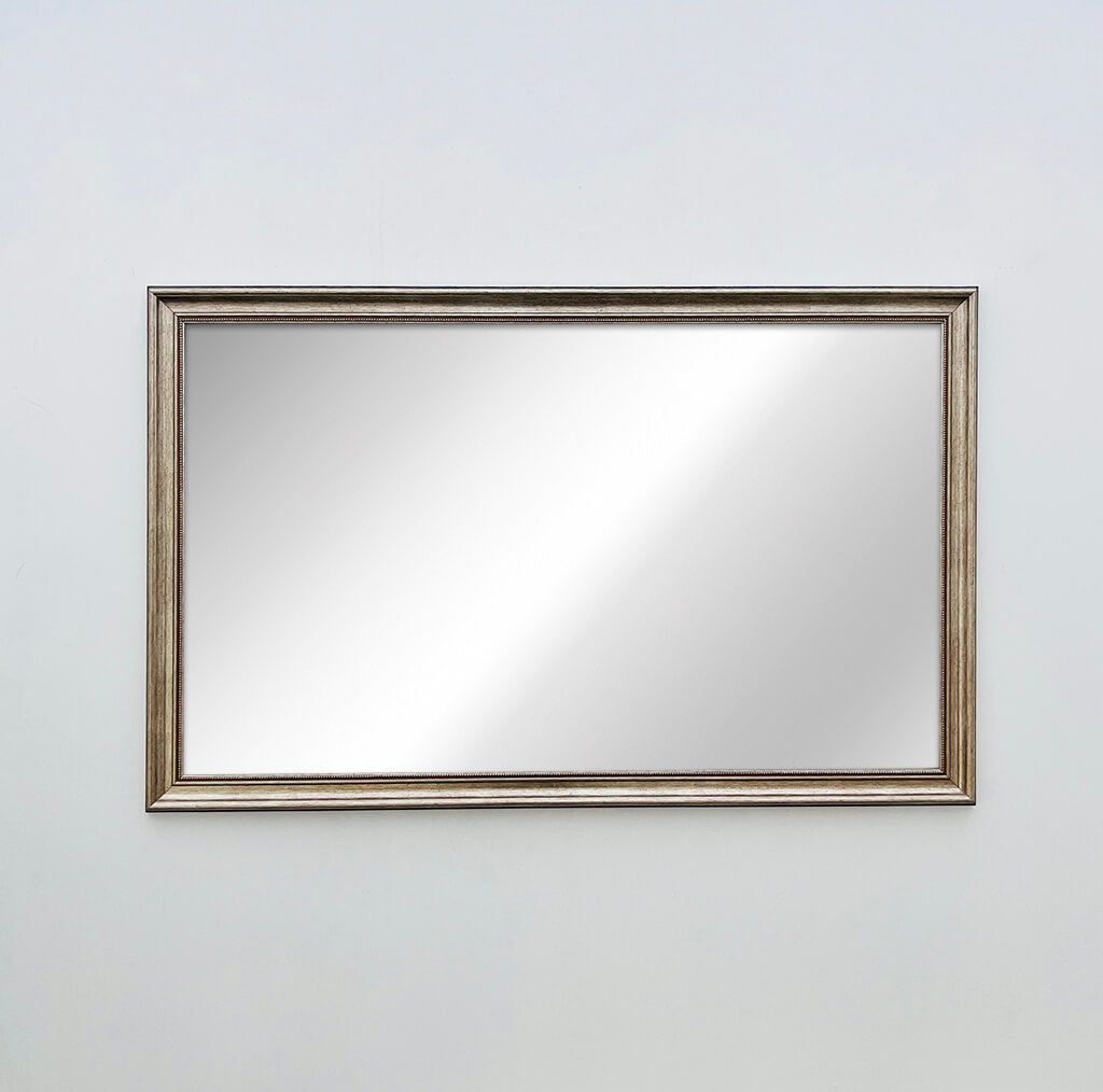 Wall Mirror 60 x 100cm Distressed Gold-framed-Mirrors-Abstract House
