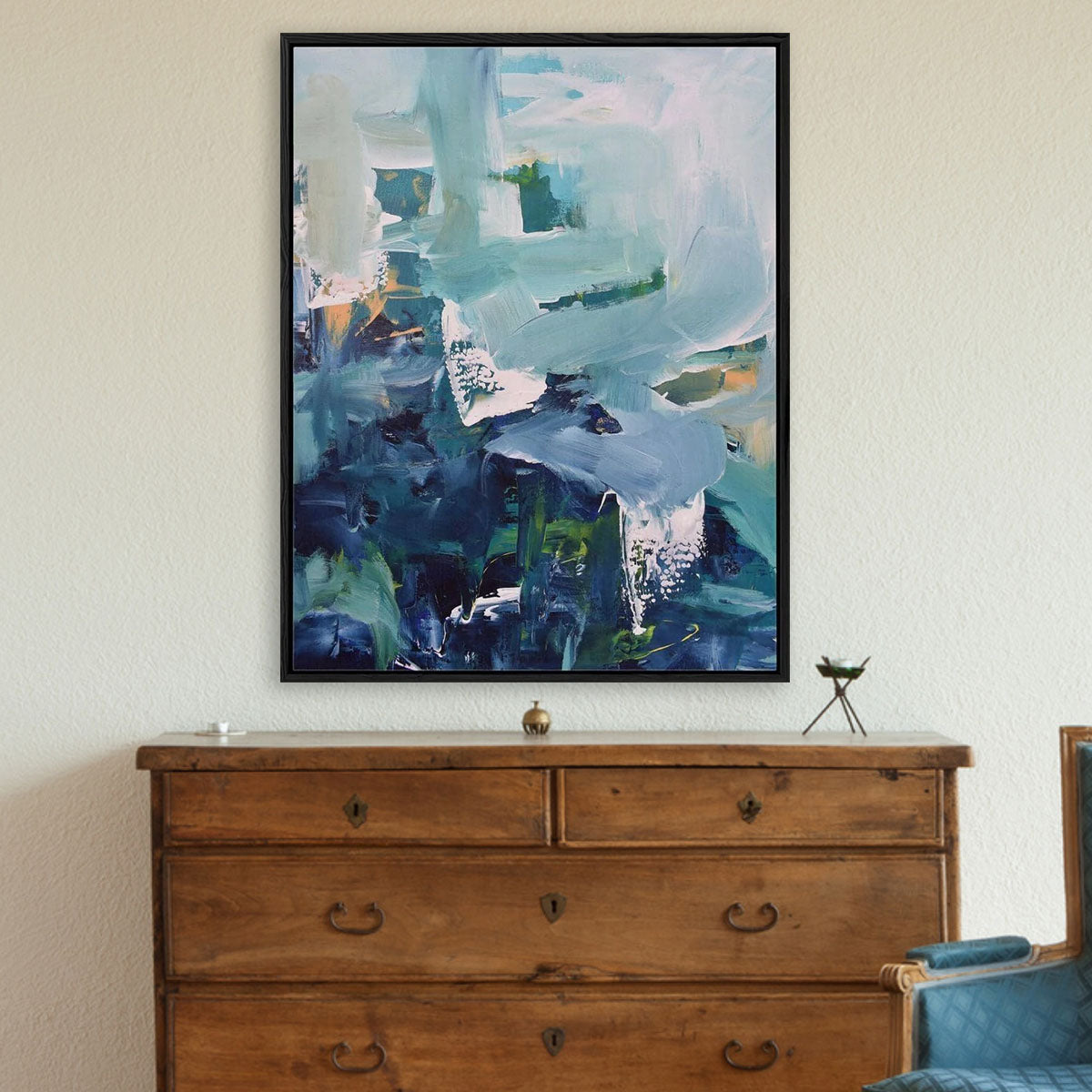 Abstract 174 Framed Canvas-framed-Canvas Prints-Abstract House