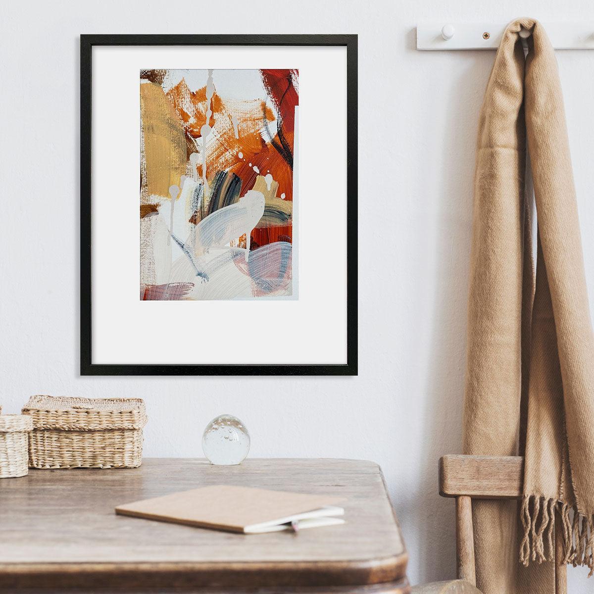 Composition 3 Framed Original Painting-framed-Painting-Abstract House
