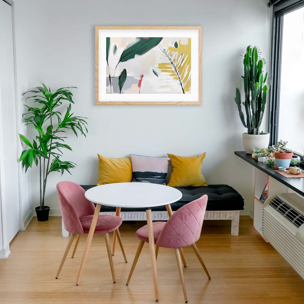 Abstraction 109 Framed Art-framed-Wall Art Print-Abstract House