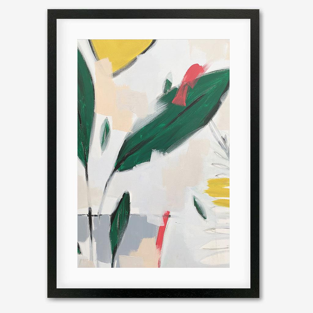 Abstraction 108 Art Print - Black Frame - Abstract House
