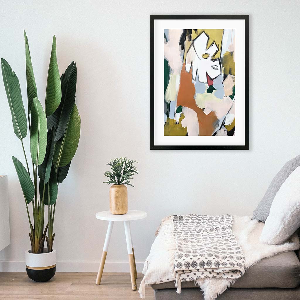 Abstraction 107 Framed Art-framed-Wall Art Print-Abstract House