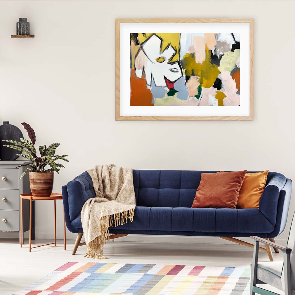 Abstraction 105 Framed Art-framed-Wall Art Print-Abstract House