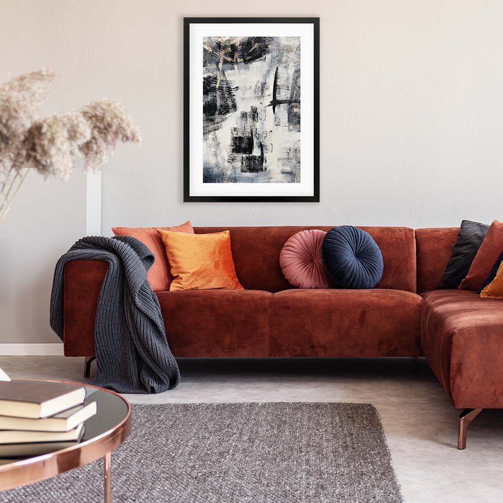 Abstraction 103 Framed Art-framed-Wall Art Print-Abstract House