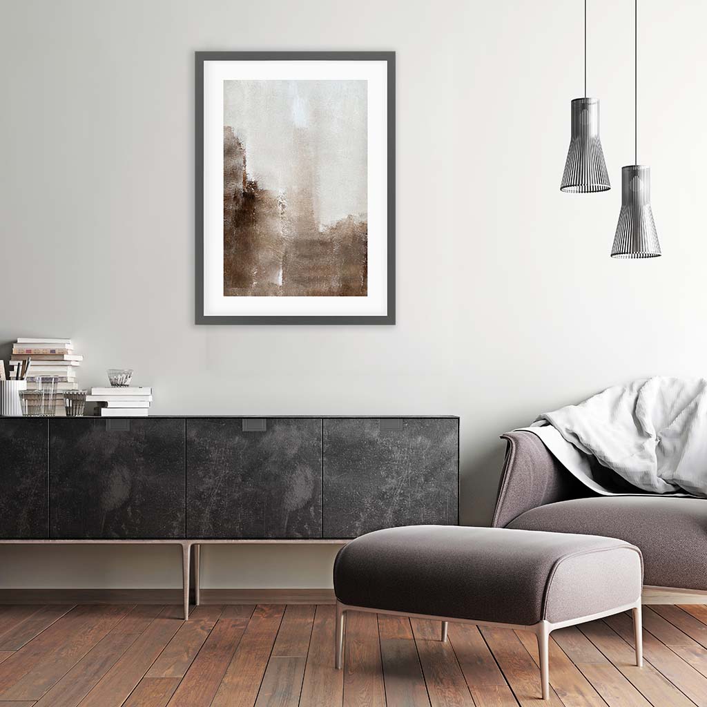 Mocha Dreams Framed Art-framed-Wall Art Print-Abstract House