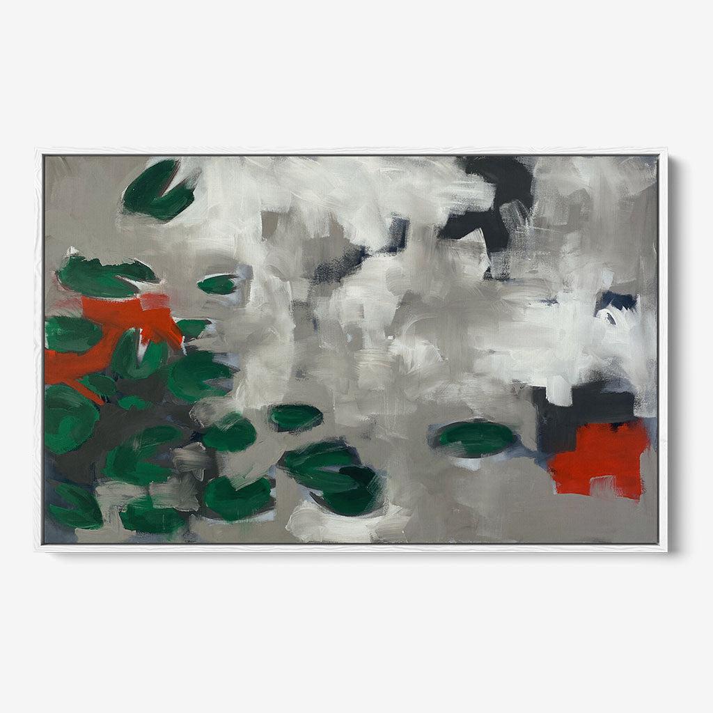 Floating Pond - Original Painting - - Abstract House