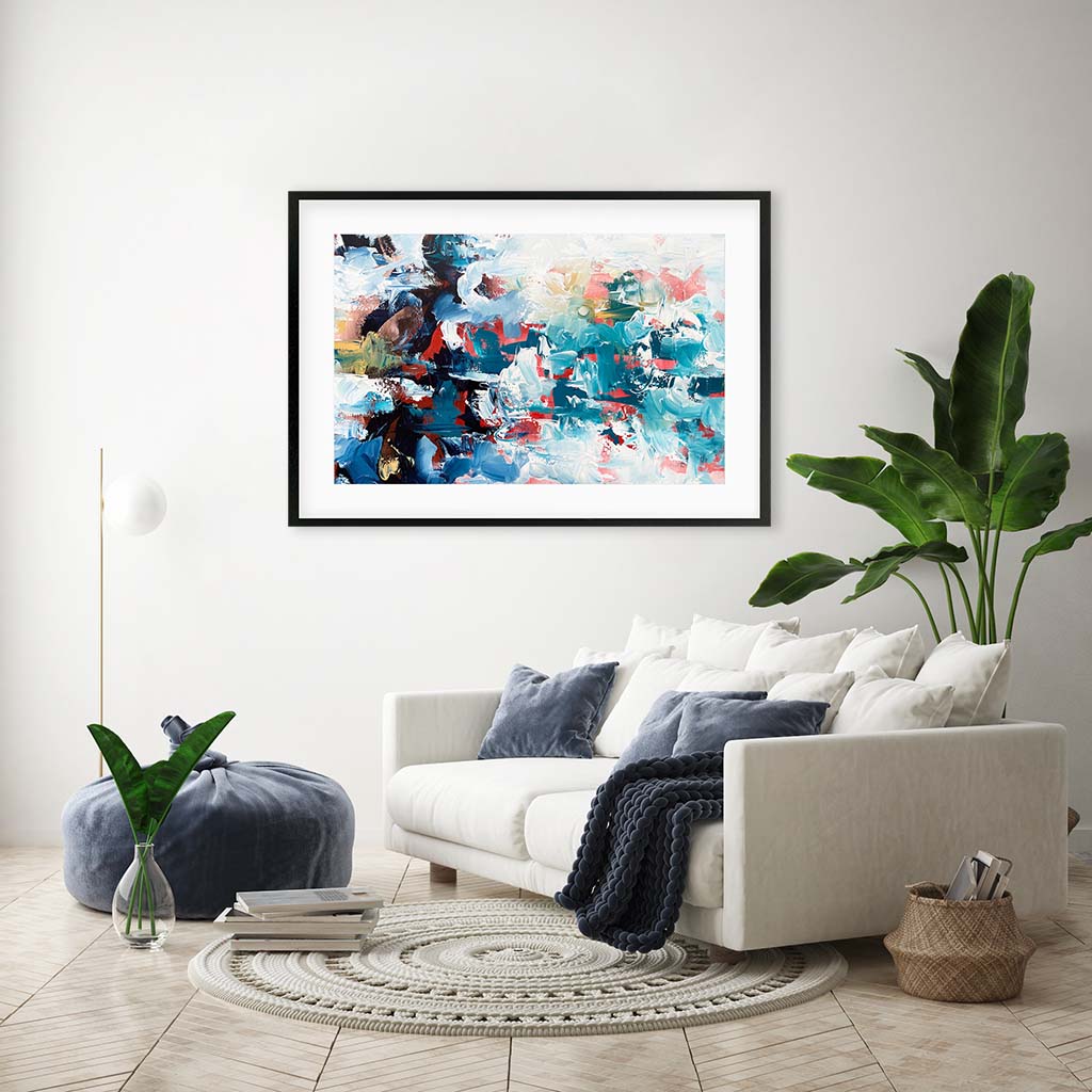 Abstract 498 Framed Art-framed-Wall Art Print-Abstract House