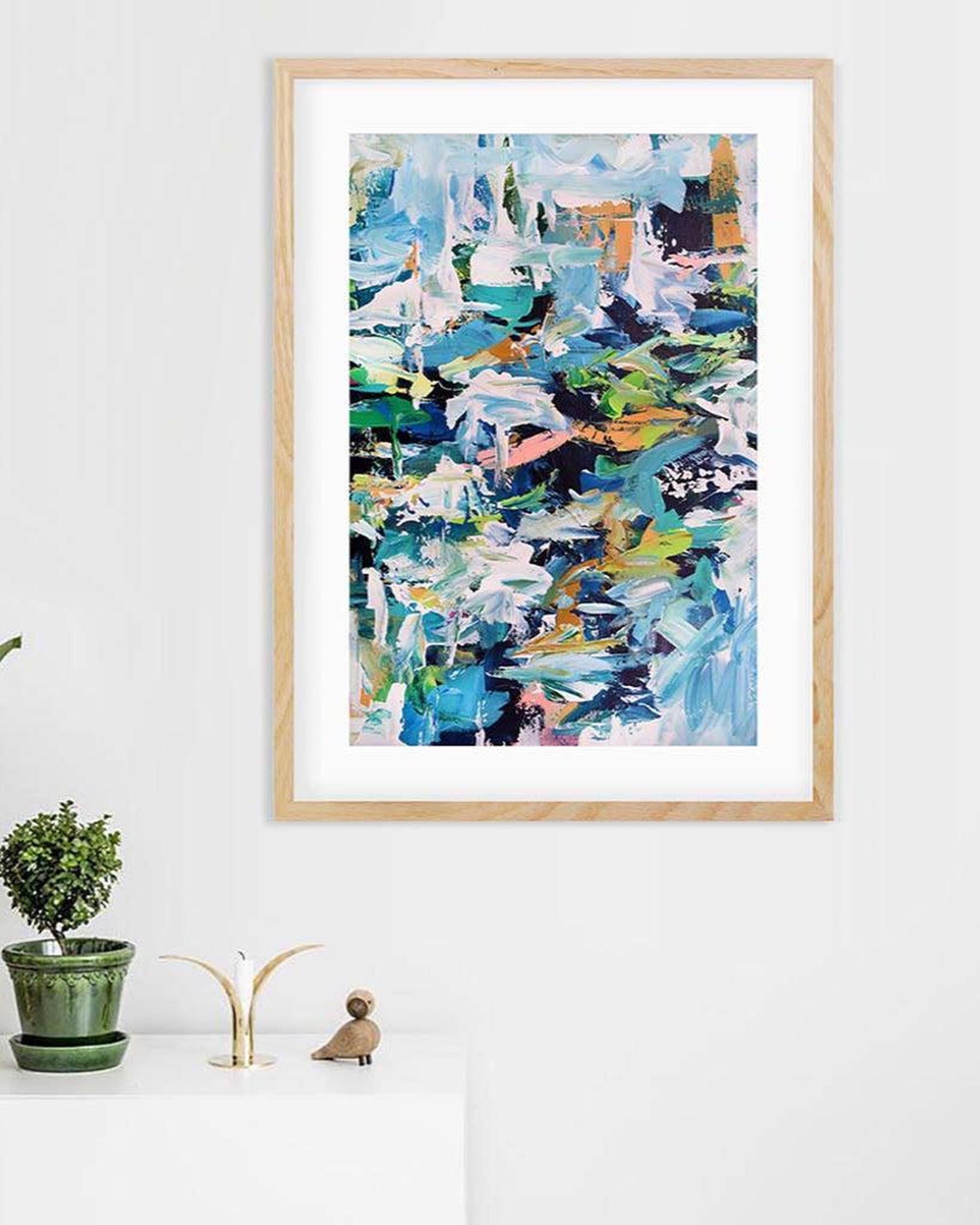 Abstract 239 Framed Art-framed-Wall Art Print-Abstract House