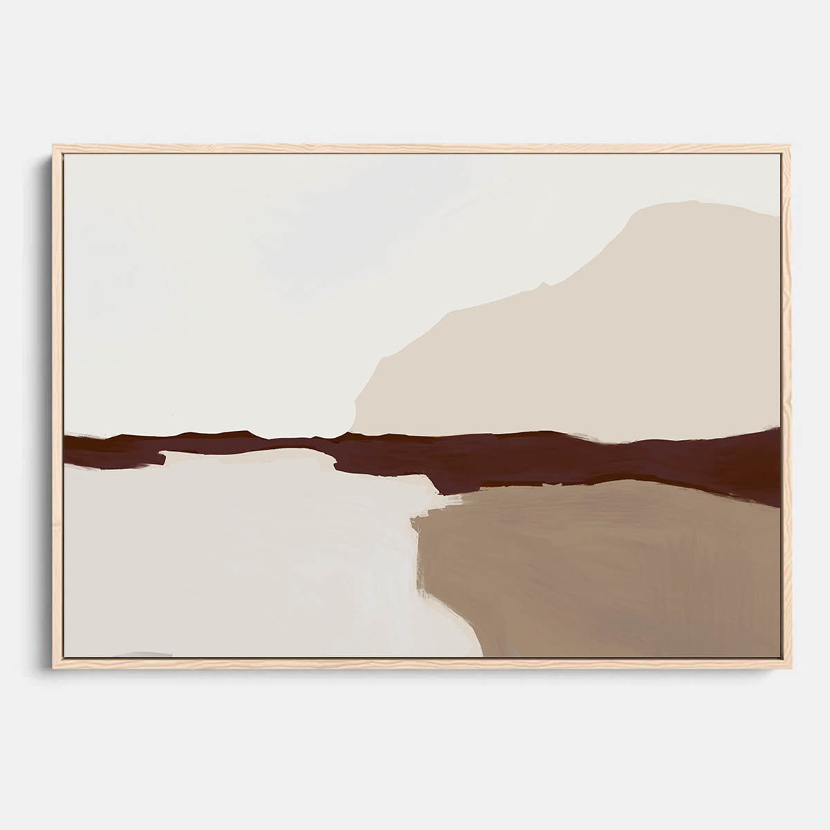 Untitled IV Framed Canvas-framed-Canvas Prints-Abstract House