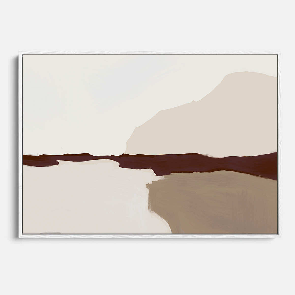 Untitled IV Framed Canvas-framed-Canvas Prints-Abstract House