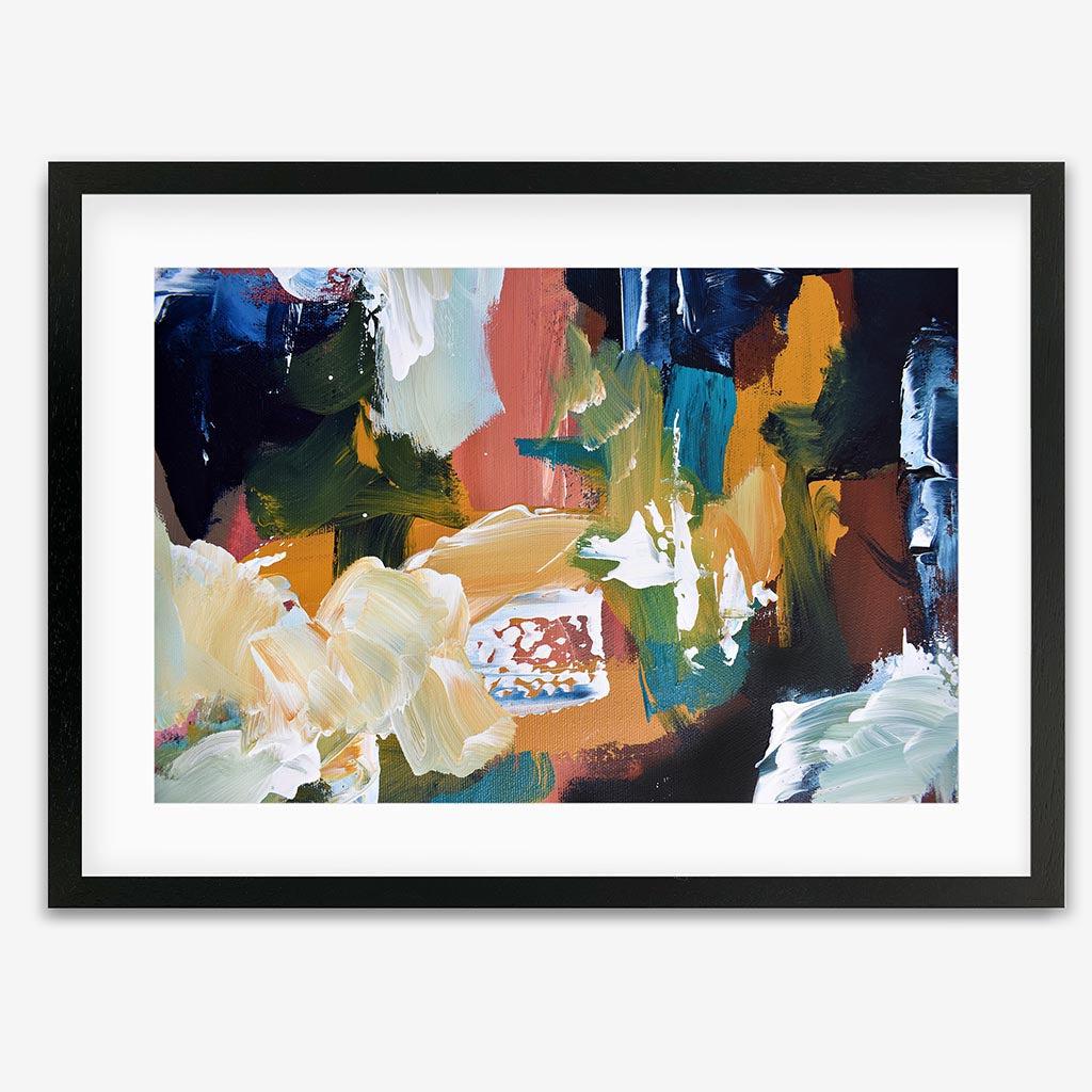 Abstract 109 Art Print-Black Frame-Abstract House