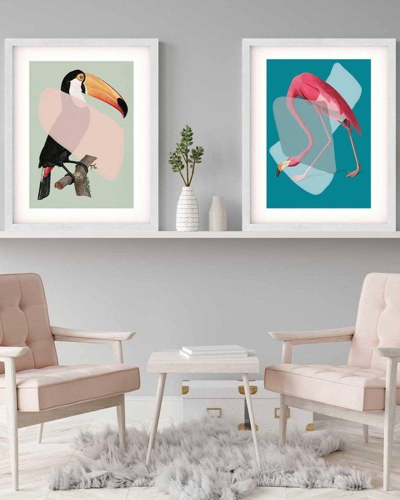 Birds Pop Art - Print Set Of 2