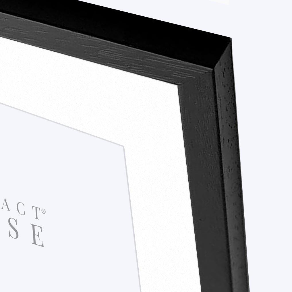 Black Wooden Frame 40x40 cm Black Picture Frames - Abstract House