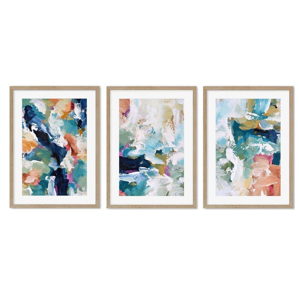 Blush & Teal - Print Set Of 3