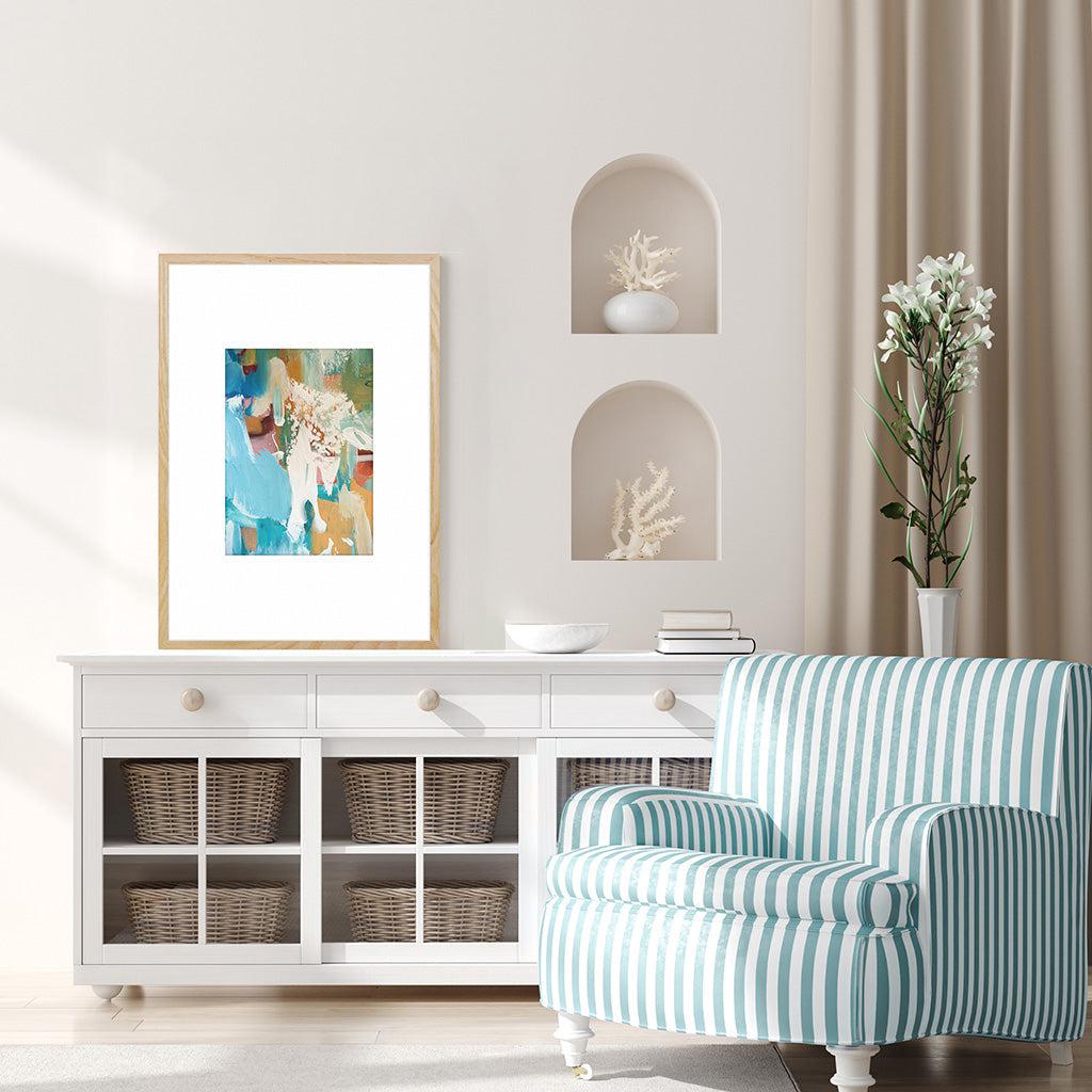 Colour Block 18 Limited Edition Print 30 x 40 cm Limited Edition - Abstract House