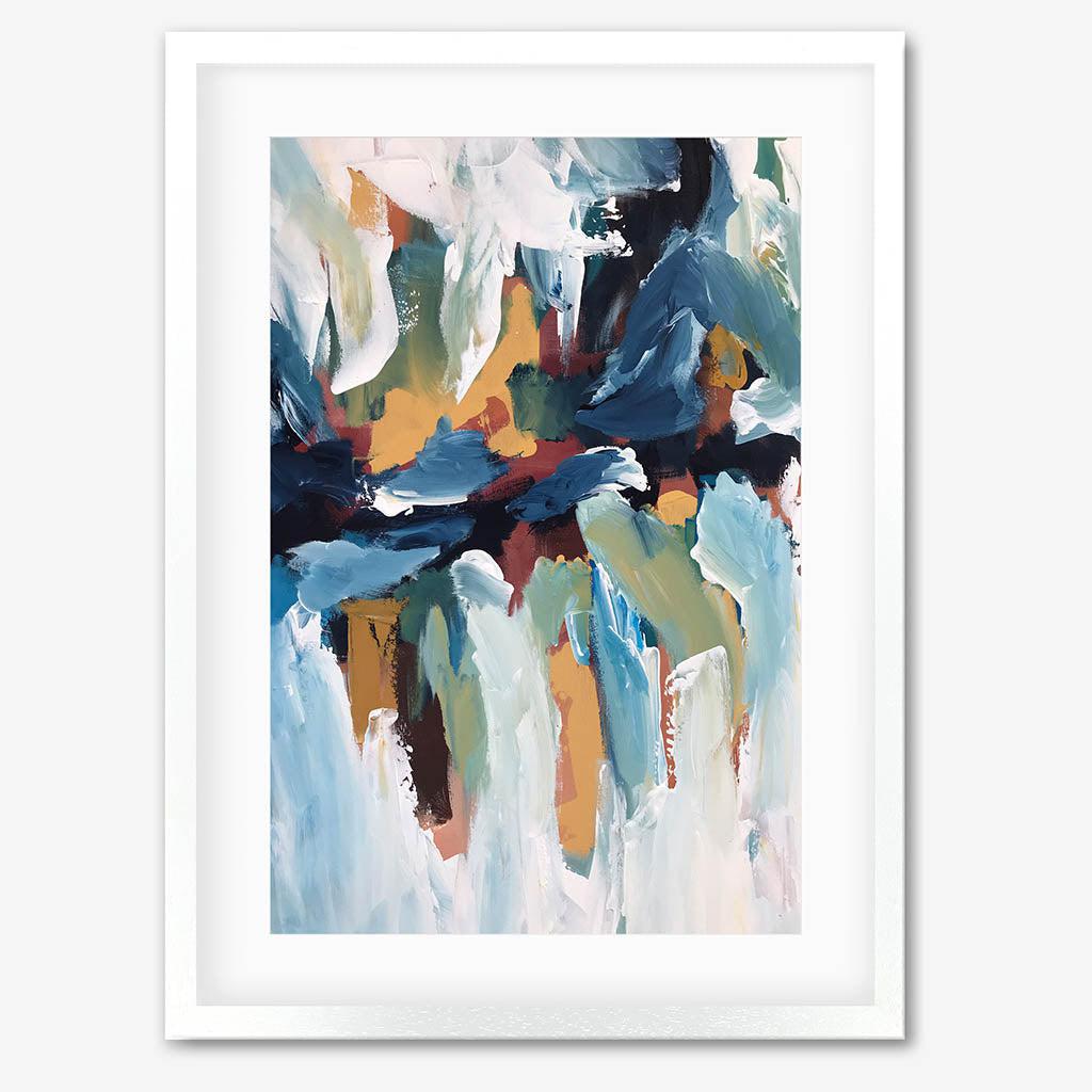 Colour Block 58 Limited Edition Print White Frame Limited Edition - Abstract House